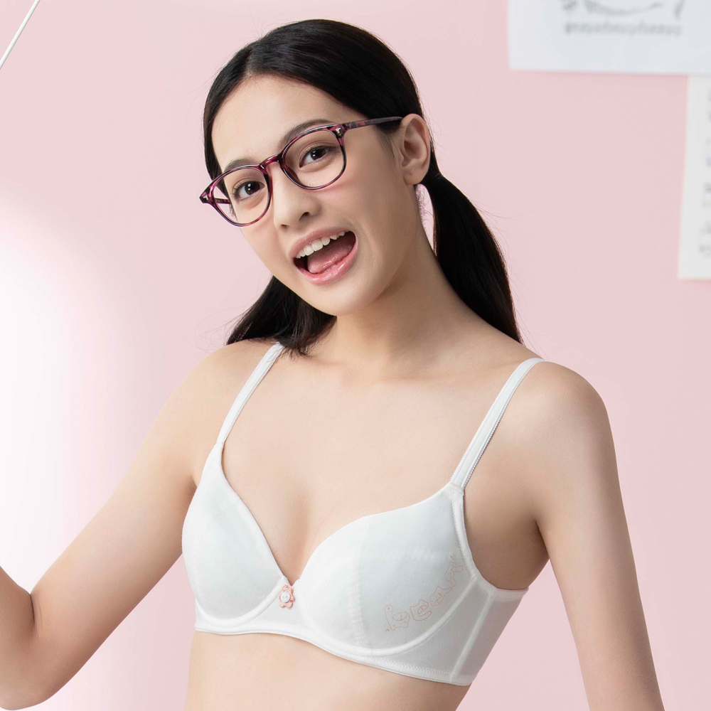 【BeenTeen 嬪婷】冰牛奶纖維 A-C罩杯學生三階內衣 軟鋼圈胸罩-BB2346D3(冰棒藍) 歷史價格詳細信息