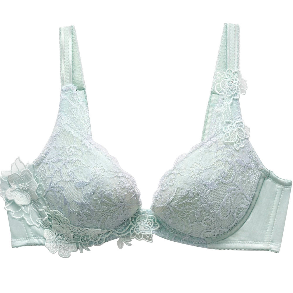 莎露-優雅 D罩杯內衣(莫藍迪綠) 日本高級刺繡蕾絲-SB4457HJ 歷史價格詳細信息