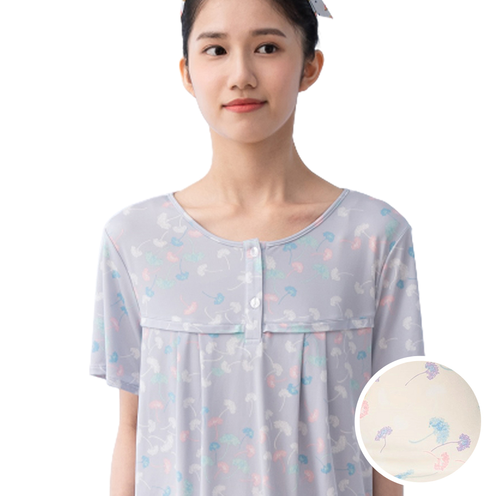 華歌爾睡衣-睡眠研究系列 M-L短袖七分褲裝(香檳黃) 親膚柔順-LWB57321YD 歷史價格詳細信息