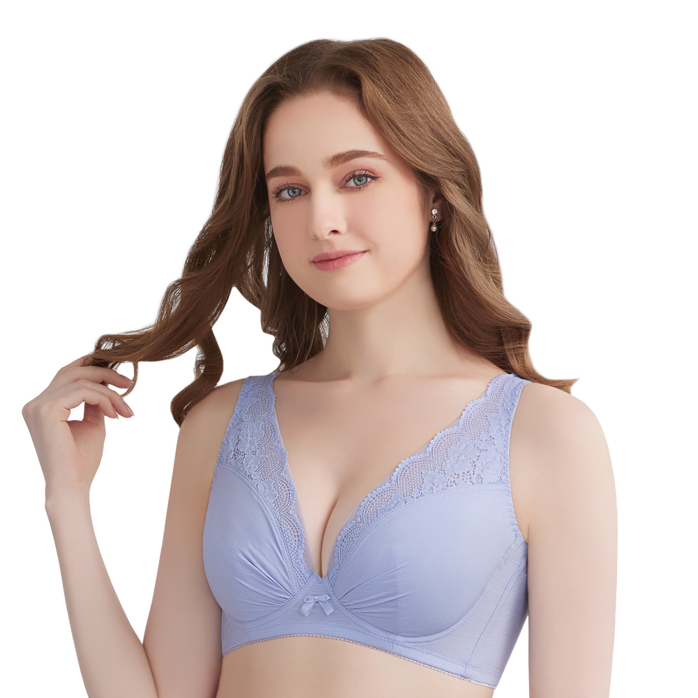 SWEAR 思薇爾 沁涼Bra 系列 B-D罩 軟鋼圈 前扣式 蕾絲 包覆 女內衣 (輕胭紫) 歷史價格詳細信息