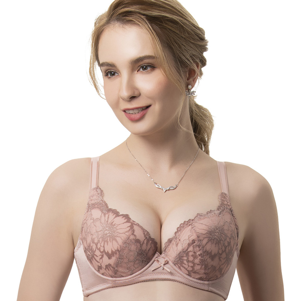 SWEAR 思薇爾 花芙 系列 D-F罩 蕾絲 包覆 大罩 內衣 (珍珠粉) 歷史價格詳細信息