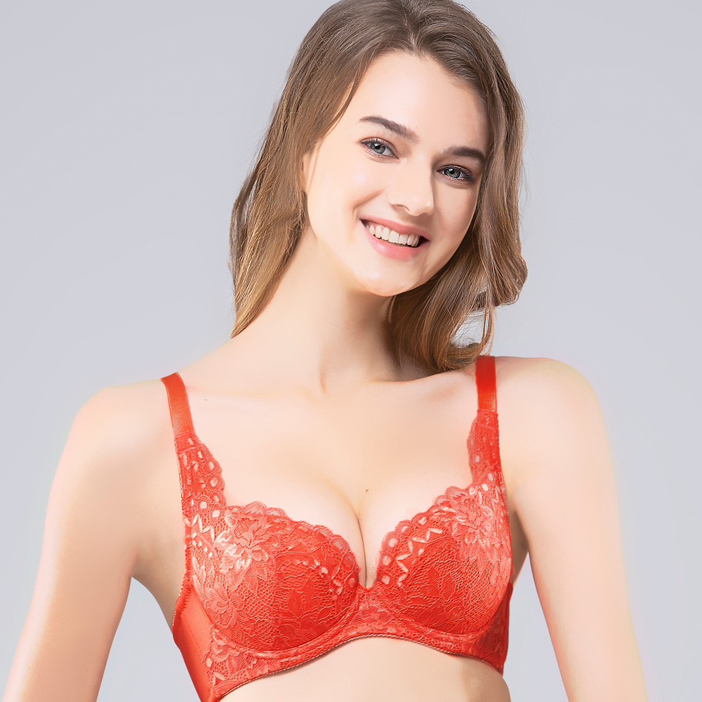 【思薇爾】花舞影蝶系列M-XL蕾絲低腰三角內褲(西柚橙) 歷史價格詳細信息