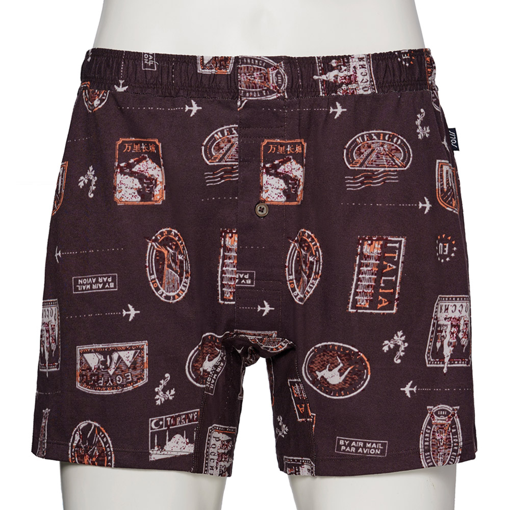 【Swear 思薇爾】SOLIS 流星雨系列M-XXL寬鬆印花四角男內褲(卡宴紅) 歷史價格詳細信息