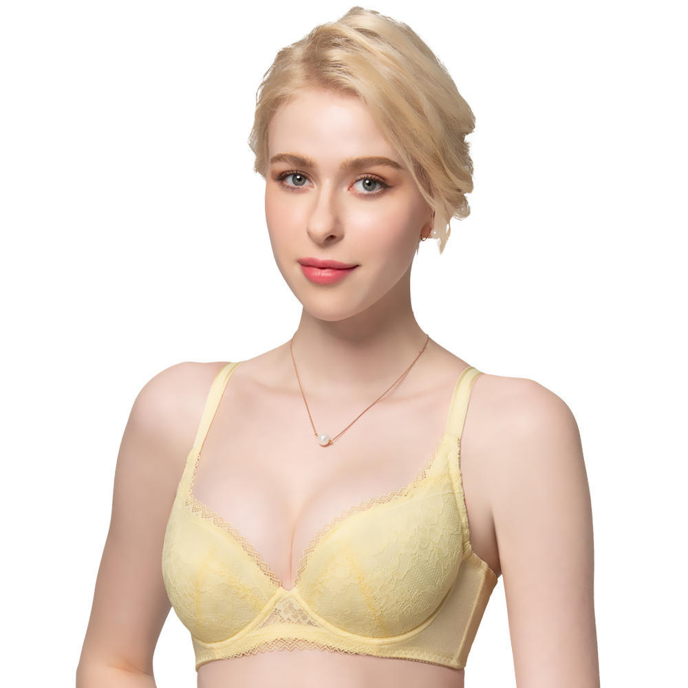 【思薇爾】花沐系列M-XL蕾絲低腰三角女內褲(活力黃) 歷史價格詳細信息