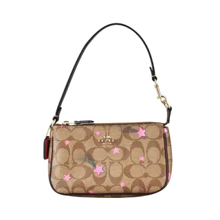 【COACH】經典星星C LOGO印花子母信用卡鑰匙零錢包(駝/深咖) 歷史價格詳細信息