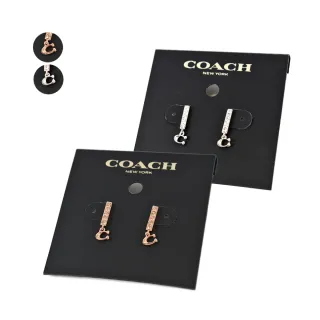【COACH】coach 新款 三環項鍊 禮盒組 兩色可選 c字黑鍅瑯水鑽／玫瑰金鑲淡黃鍅瑯 贈原廠防塵袋 歷史價格詳細信息