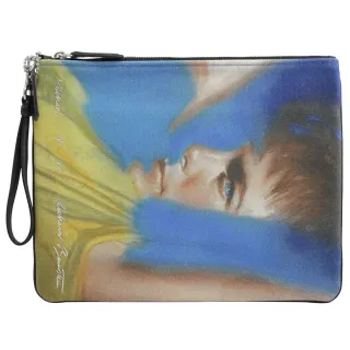 【COACH】限定迪士尼聯名款 撞色米奇雙層手提兩用包(紅/黑) 歷史價格詳細信息