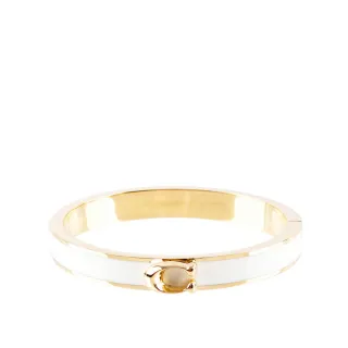 【COACH】C LOGO金色馬蹄扣環女款細皮帶(深咖) 歷史價格詳細信息