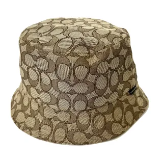 【COACH】C LOGO織布漁夫帽(黑灰) 歷史價格詳細信息