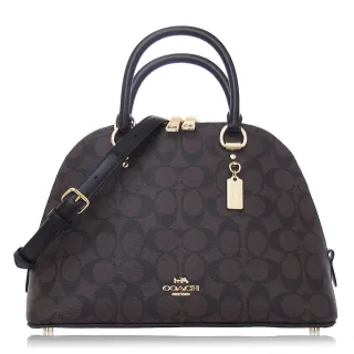 【COACH】深咖啡PVC經典LOGO手拿包 歷史價格詳細信息