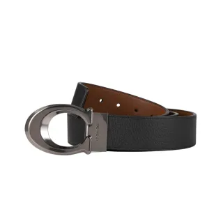 【COACH】雙面用C LOGO男款寬版皮帶(黑灰/焦糖) 歷史價格詳細信息