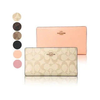 【COACH】素面7卡相片夾荔枝紋皮壓印LOGO男短夾-潮流黑 歷史價格詳細信息