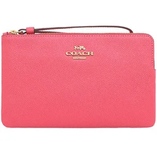 【COACH】桃紅皮革圓標手提斜背馬鞍包 歷史價格詳細信息