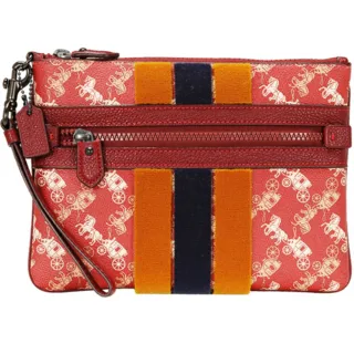 COACH藍紅千鳥紋直式方型單肩斜後背胸背男包 歷史價格詳細信息