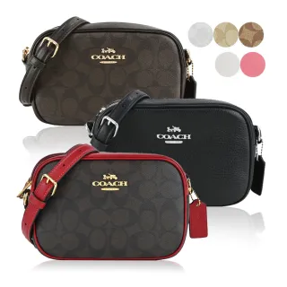 【COACH】經典PVC印花草莓圖騰LOGO拉鏈手拿包(卡其x紅) 歷史價格詳細信息