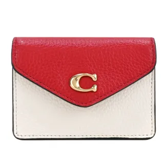 【COACH】COACH白字紅框馬車LOGO櫻桃刺繡燙印C字印花純棉短袖T恤(腮紅橘) 歷史價格詳細信息