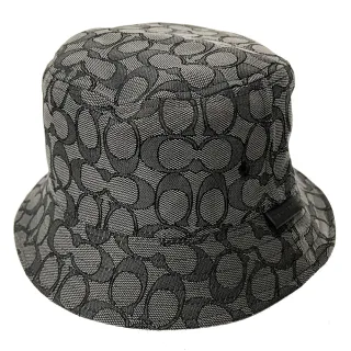 COACH黑灰C Logo單寧織布真皮半摺翻蓋方型斜背包 歷史價格詳細信息