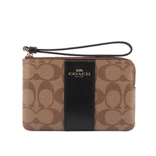 COACH 皮革+PVC塗層馬車Logo壓釦中夾(焦糖色) C0082 IME74 歷史價格詳細信息