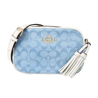 COACH Jamie 塗層帆布拼皮革迷你相機包(卡其/亞馬遜綠) CE599 IMRQE 歷史價格詳細信息