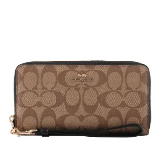 COACH 塗層帆布附可拆提把ㄇ形拉鍊長夾(單寧藍/午夜藍) C4452 SVN2V 歷史價格詳細信息