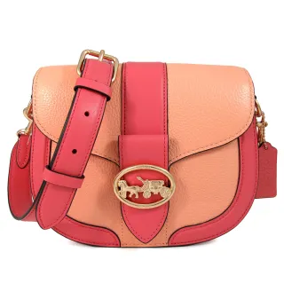 COACH粉橘底白點點防刮皮革文字拉鍊真皮長夾 多功能長夾手提包小牛皮手拿包 現貨在台 NEW YORK 歷史價格詳細信息