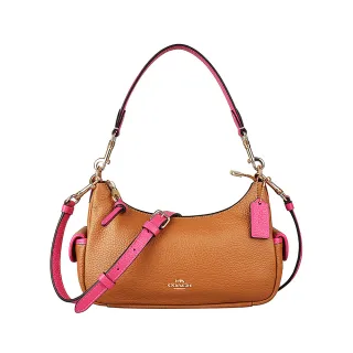 【COACH】經典LOGO牛皮錶帶小吊牌女用手錶(粉) 歷史價格詳細信息