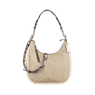 Coach 緹花 皮革 肩背包 手提包 粉紅色 名牌精品包(大) 皮包 二手真品 賣場有LV Chanel 歷史價格詳細信息