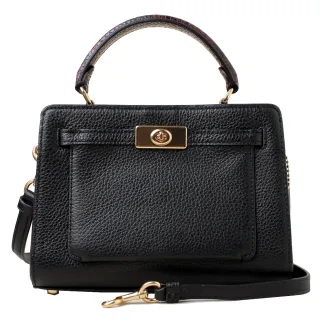 COACH 拚色防刮皮革三折釦式短夾-粉/紅 歷史價格詳細信息