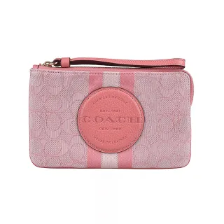 COACH 圓牌琺瑯LOGO織布拉鍊短夾-大理石藍 歷史價格詳細信息