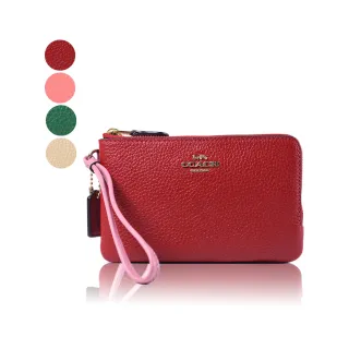 COACH 拚色荔枝紋鍊帶手提/斜背二用小方包-紅/白 歷史價格詳細信息