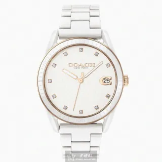 【COACH】COACH蔻馳女錶型號CH00113(白色錶面玫瑰金錶殼玫瑰金色米蘭錶帶款) 歷史價格詳細信息