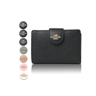 COACH 立體馬車防刮皮革釦式中夾-淺棕 歷史價格詳細信息