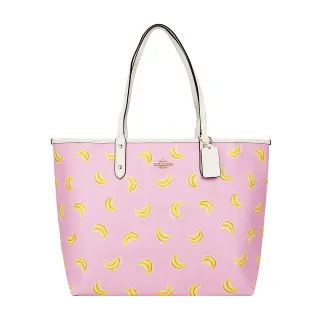 Coach 經典 粉紅桃白色 Logo大C 圖案 皮夾 手拿包 長夾 拉鏈零錢包 歷史價格詳細信息