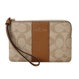 COACH 燙金馬車C  Logo掛式證件票卡夾(巧克力黑) 歷史價格詳細信息