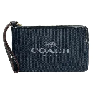 Coach 手拿包 零錢包 藍綠 防刮 PVC 材質 現貨 附購買收據 正品 原廠 歷史價格詳細信息
