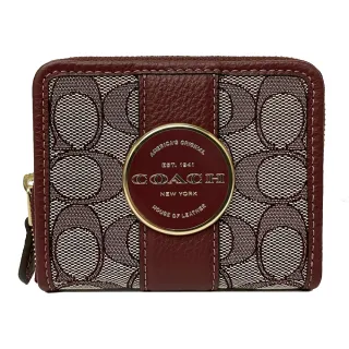 【COACH】圓型LOGO水鑽針式耳環-金色 歷史價格詳細信息