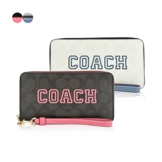【COACH】緹花PVC手提/斜背迷你款方包(卡其x棕紅) 歷史價格詳細信息