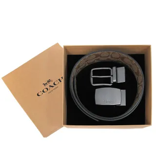【COACH】寬版男士皮帶 腰帶 經典荖花大C LOGO 男生皮帶(Coach 91286 91283 91305 F55157) 歷史價格詳細信息