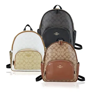 【COACH】COURT金屬LOGO皮革雙層拉鍊後背包(多款可選) 歷史價格詳細信息