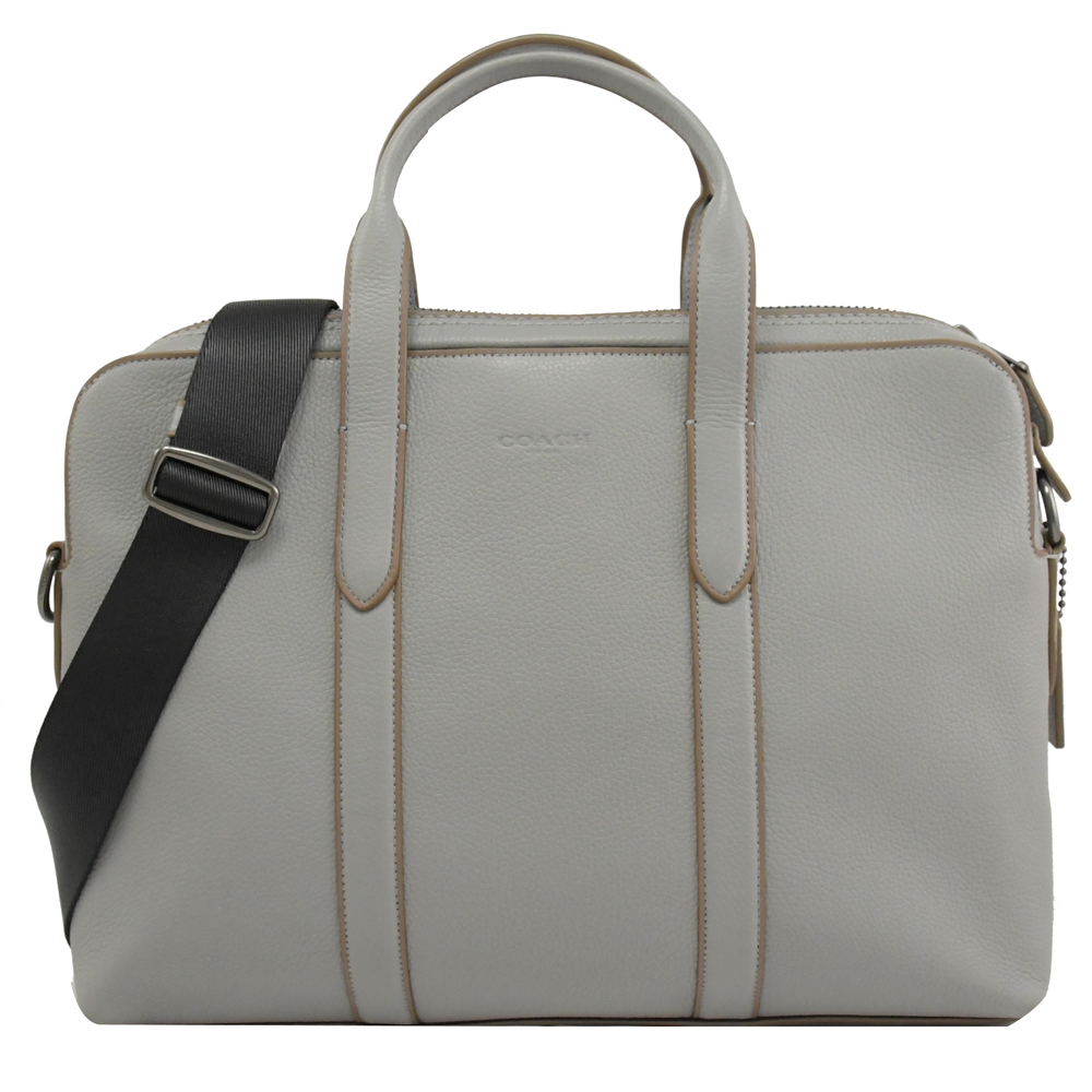 COACH灰褐色荔枝紋全皮釦式雙摺C字拉鍊袋短夾 歷史價格詳細信息