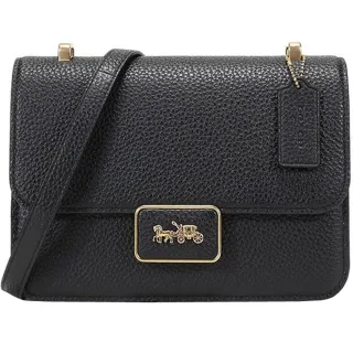 【COACH】COACH☆專櫃款黑字刺繡大馬車LOGO帆布拉鍊肩背托特包(黑x酒紅) 歷史價格詳細信息