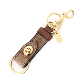 【COACH】金屬環扣頭滿版LOGO窄版皮帶(咖黑色 S/M) 歷史價格詳細信息