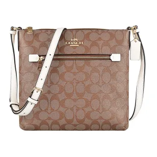 COACH 馬車LOGO緹花PVC方形相機包(卡其莓粉) 歷史價格詳細信息