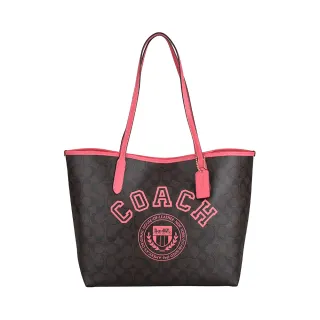 【COACH】紅X深咖啡滿版C LOGO尼龍摺疊雨傘 歷史價格詳細信息