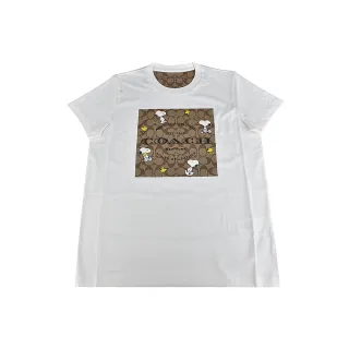 COACH 聯名款大款恐龍玫瑰圖騰PVC斜背肩背手提兩用包(紅棕色/贈原廠防塵袋紙袋 歷史價格詳細信息