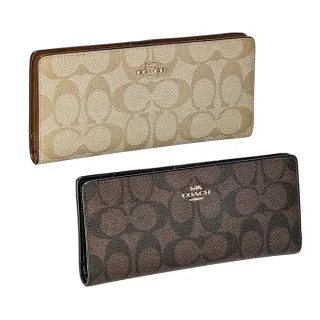 【COACH】滿版星星C印花手提式手機袋手拿包零錢長夾(駝/深咖) 歷史價格詳細信息