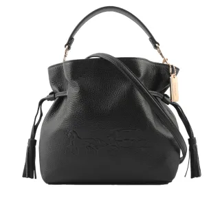 COACH ANDY 鏈鎖卵石皮革斜背/兩用福袋包(黑) 歷史價格詳細信息