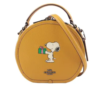 COACH X PEANUTS SNOOPY 史奴比限定聯名款 史奴比與朋友們荔枝紋皮革L型拉鍊手拿包-多彩/米白色 歷史價格詳細信息