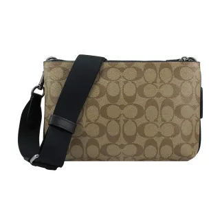 【COACH】雙面用C LOGO男款寬版皮帶(黑灰/焦糖) 歷史價格詳細信息