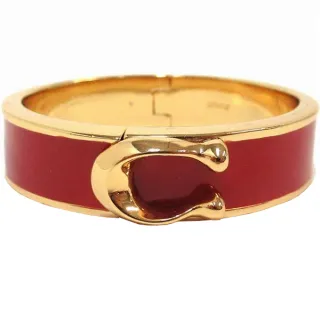 【COACH】金X紅COACH字母可調整手鍊 歷史價格詳細信息